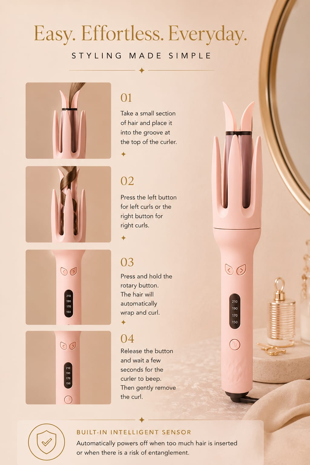 Lustrewave Automatic Curling Iron