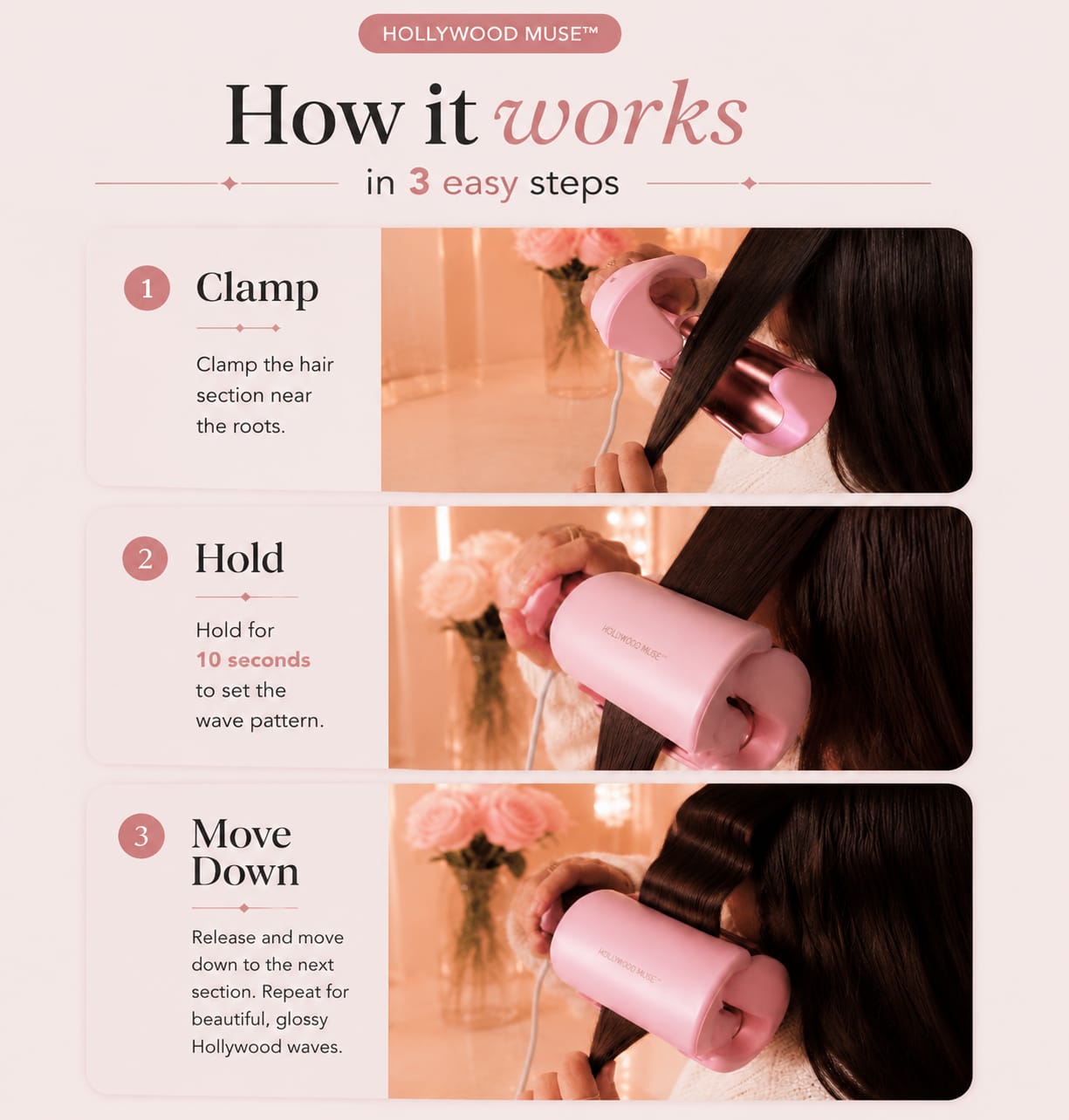 Hollywood Muse™ Automatic Waver